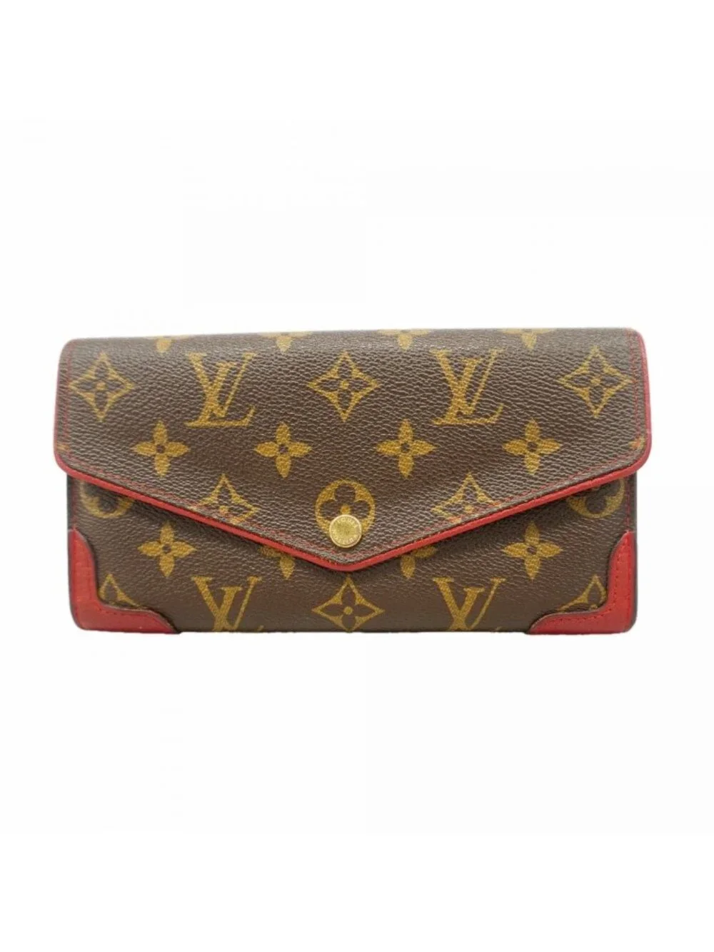 Louis Vuitton Wallet Monogram Retiro Portefeuille Sarah Cerise